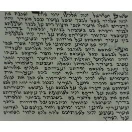 Kosher Mezuzah Scroll