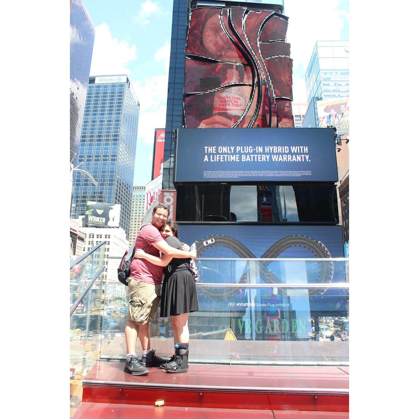 August 14th, 2016 - Our first trip to NYC (with Angelina's mom, Lisa!)