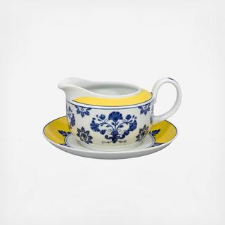 Castelo Branco Sauce Boat & Stand