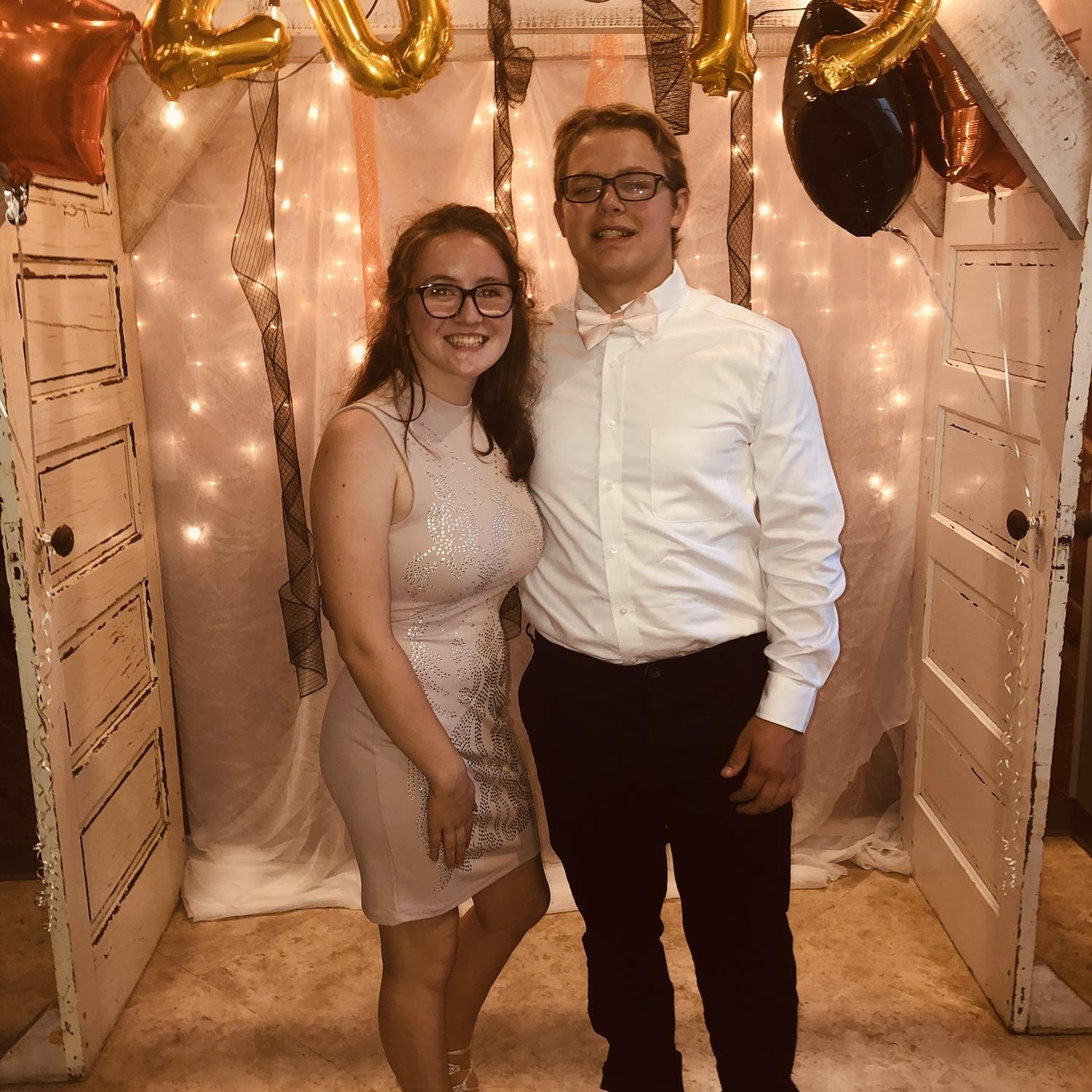 Derick and I before one of our dances 🕺