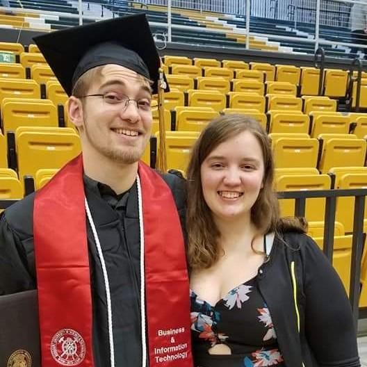 His graduation from college