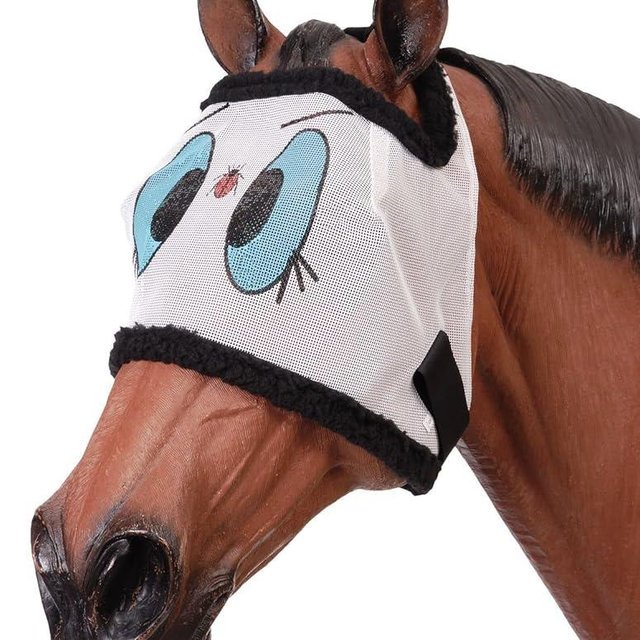 Tough 1 Miniature Novelty Ladybug Mesh Fly Mask