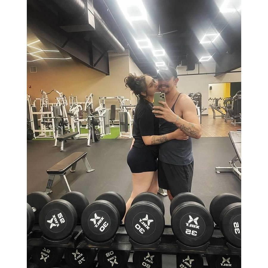 Maddie and Austin at their favorite gym together