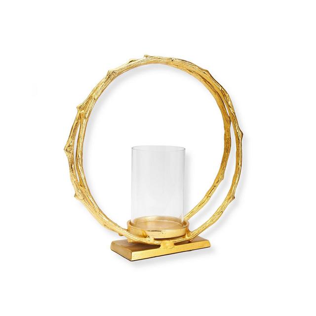 4.75" Circle Hurricane Candle Holder
