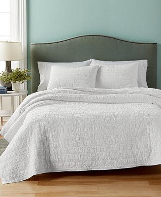 Eyelash Stripe Full/Queen Quilt, Only at Macy's