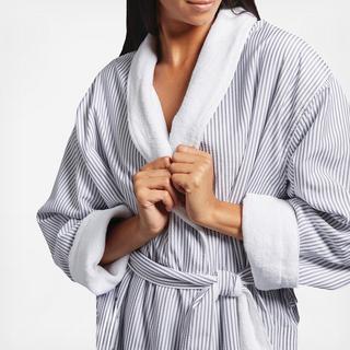 Seersucker Bathrobe