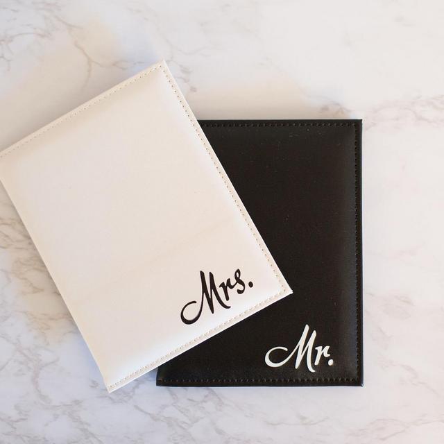 Mr & Mrs Passport Covers