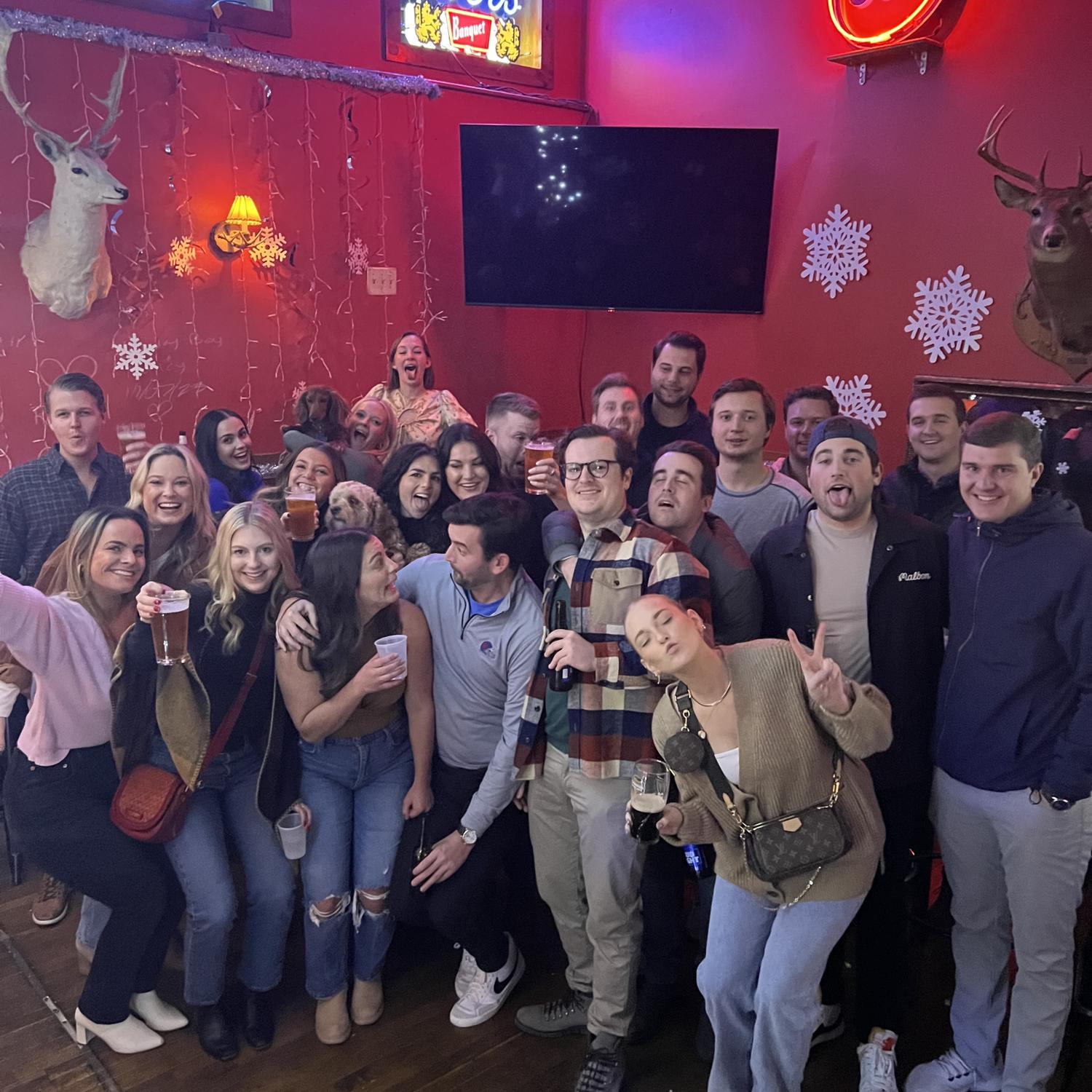 Our Chicago going away party - so thankful to our people who made the city so hard to say bye too!