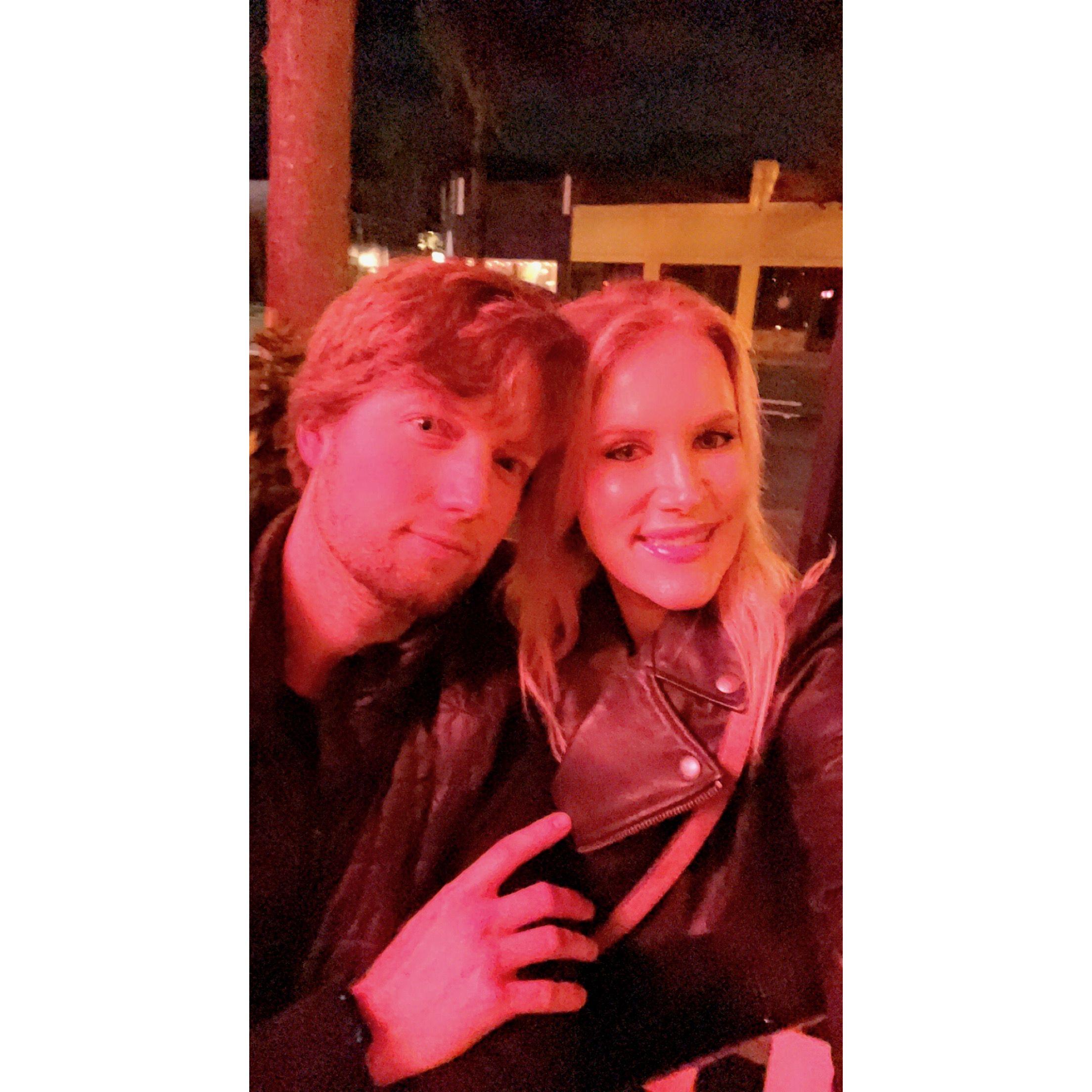 December 31, 2022 - NYE - At dinner at the restaurant, "Fortunate Son", in San Diego.