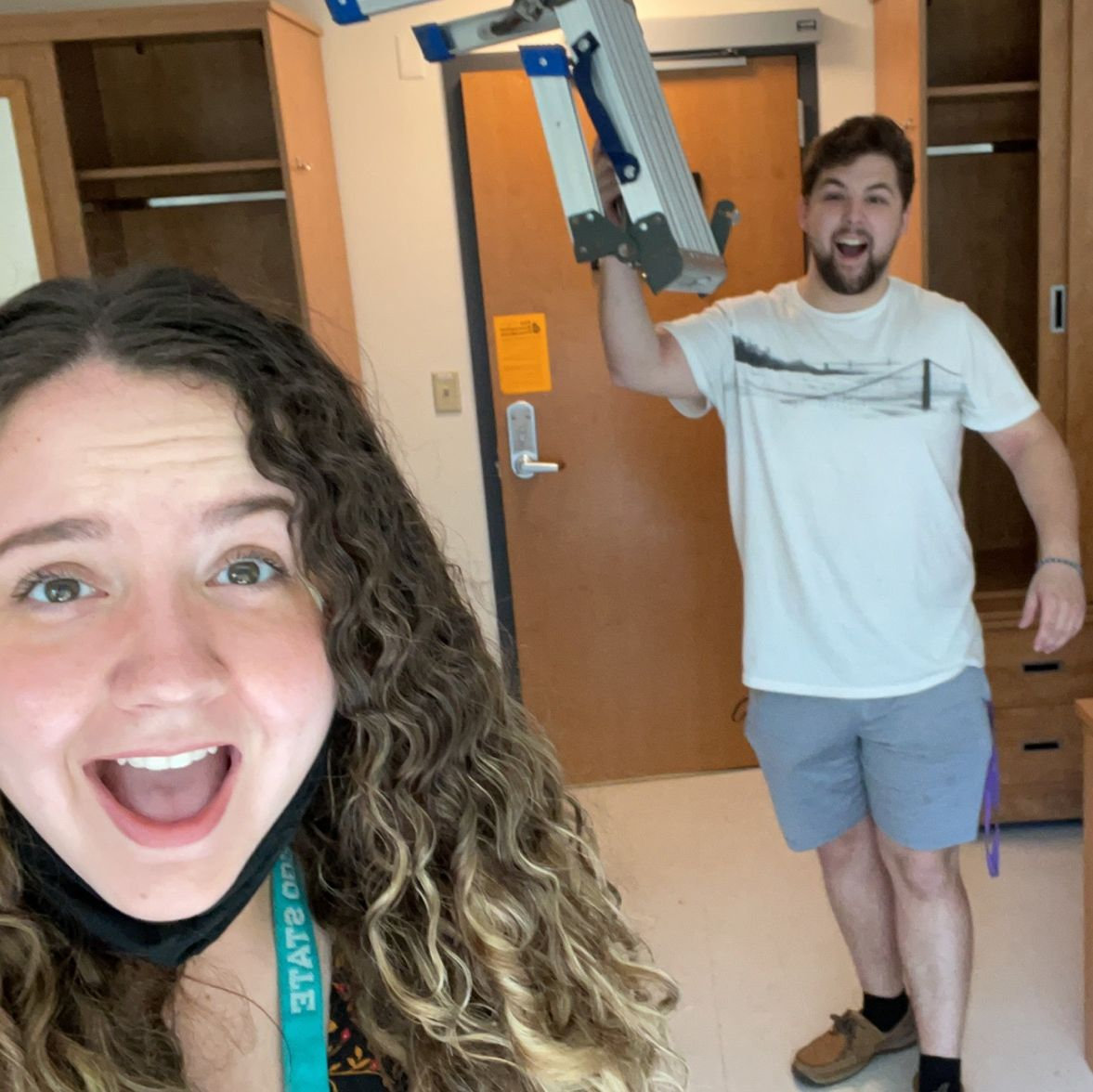 Moving Sydney out of her dorm route at Oswego