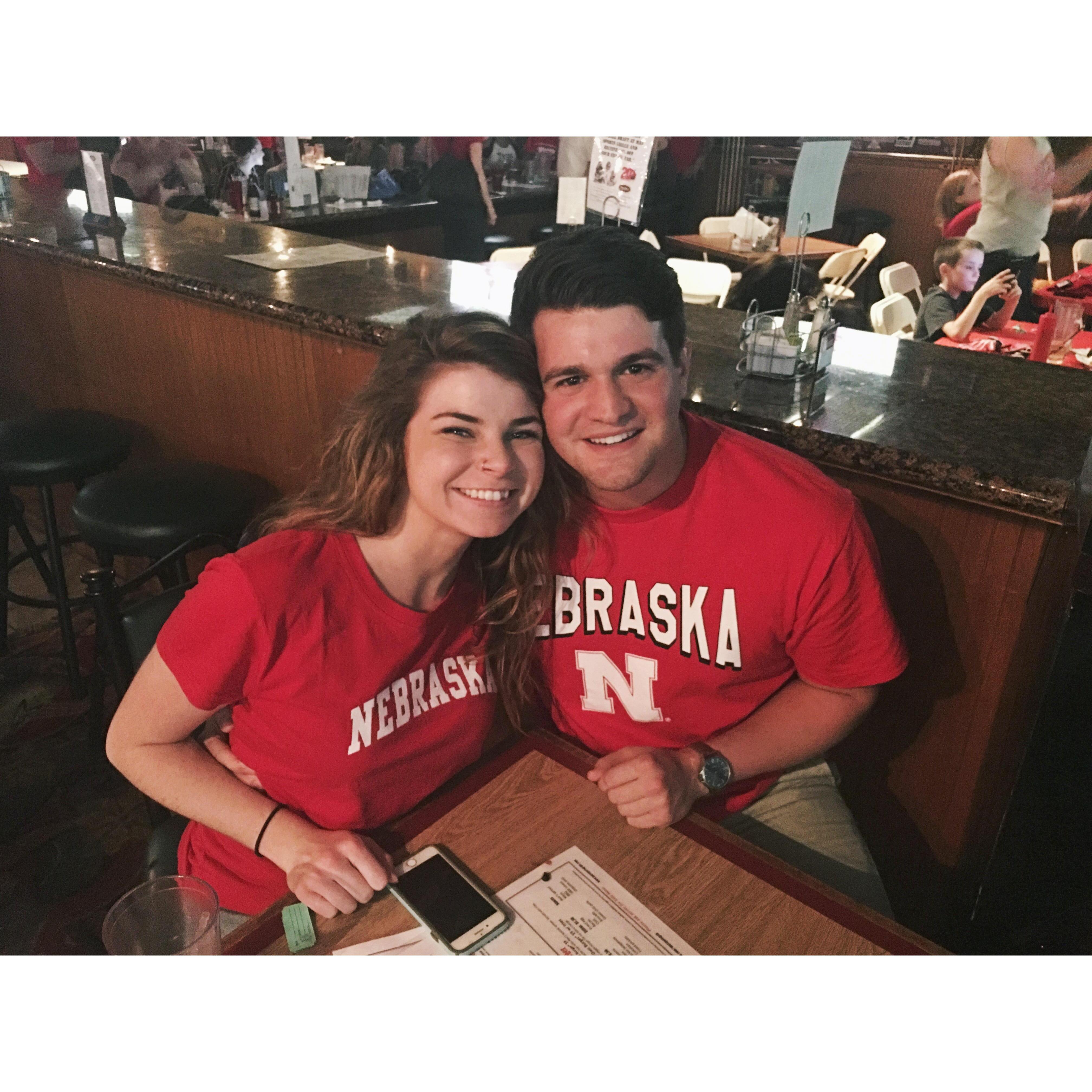 My first Nebraska football experience!