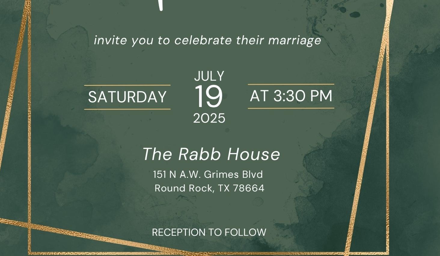 The Wedding Website of Porche Lowe and Cordell Harper