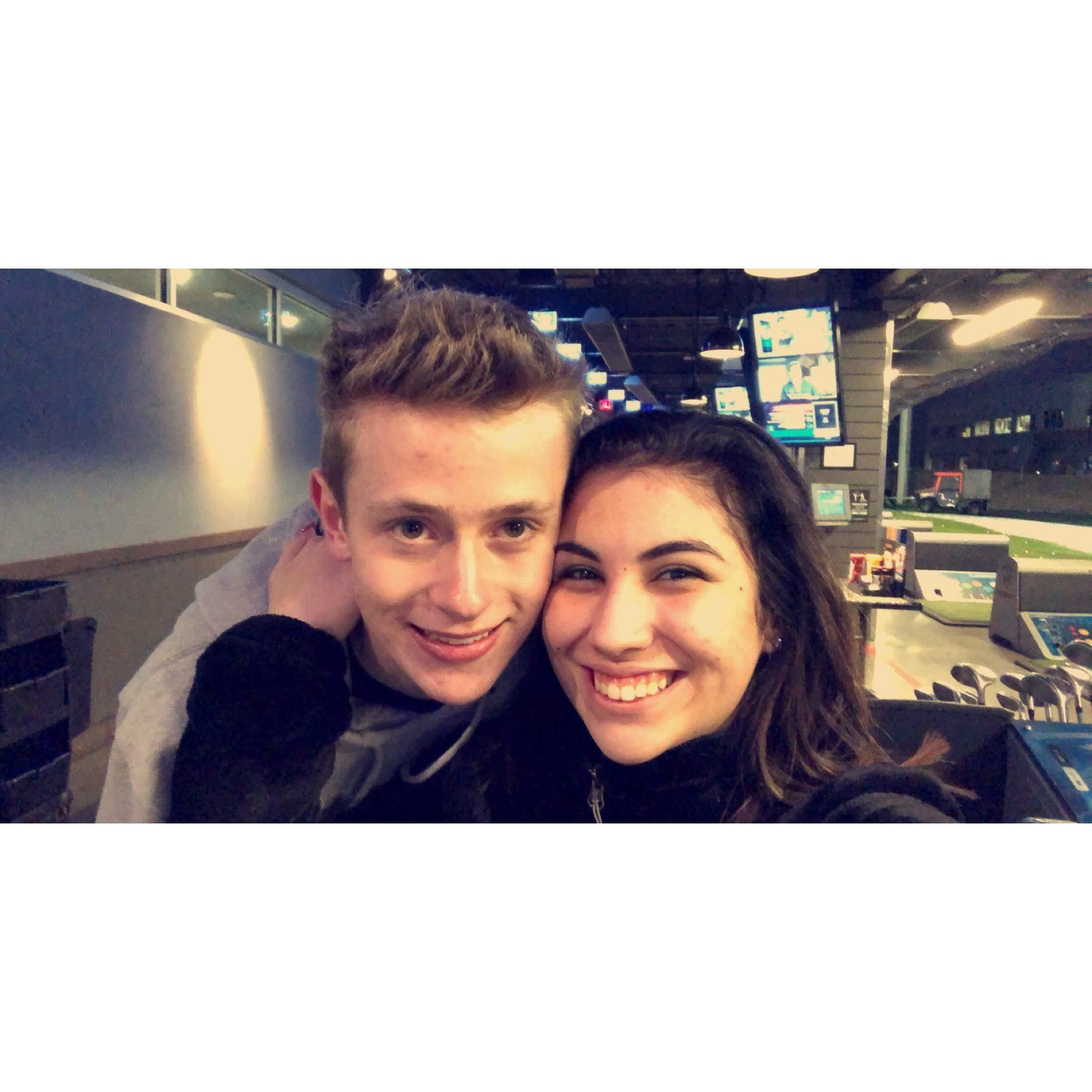 First time at Topgolf - Denver, CO