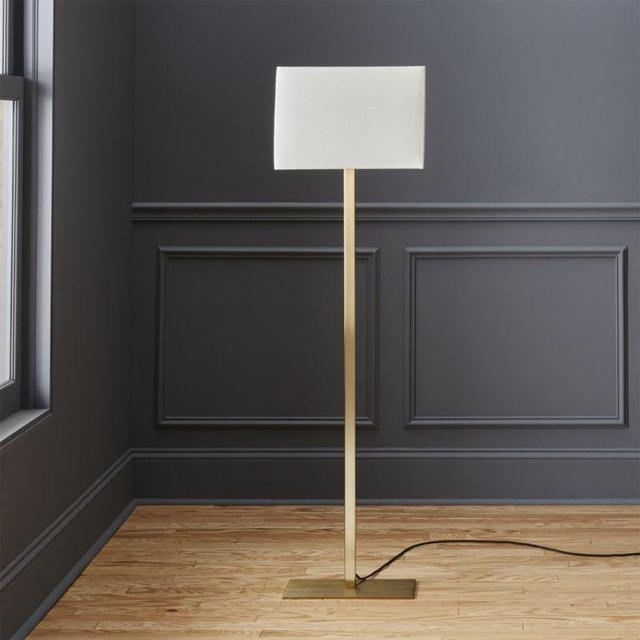 john metallic bronze floor lamp