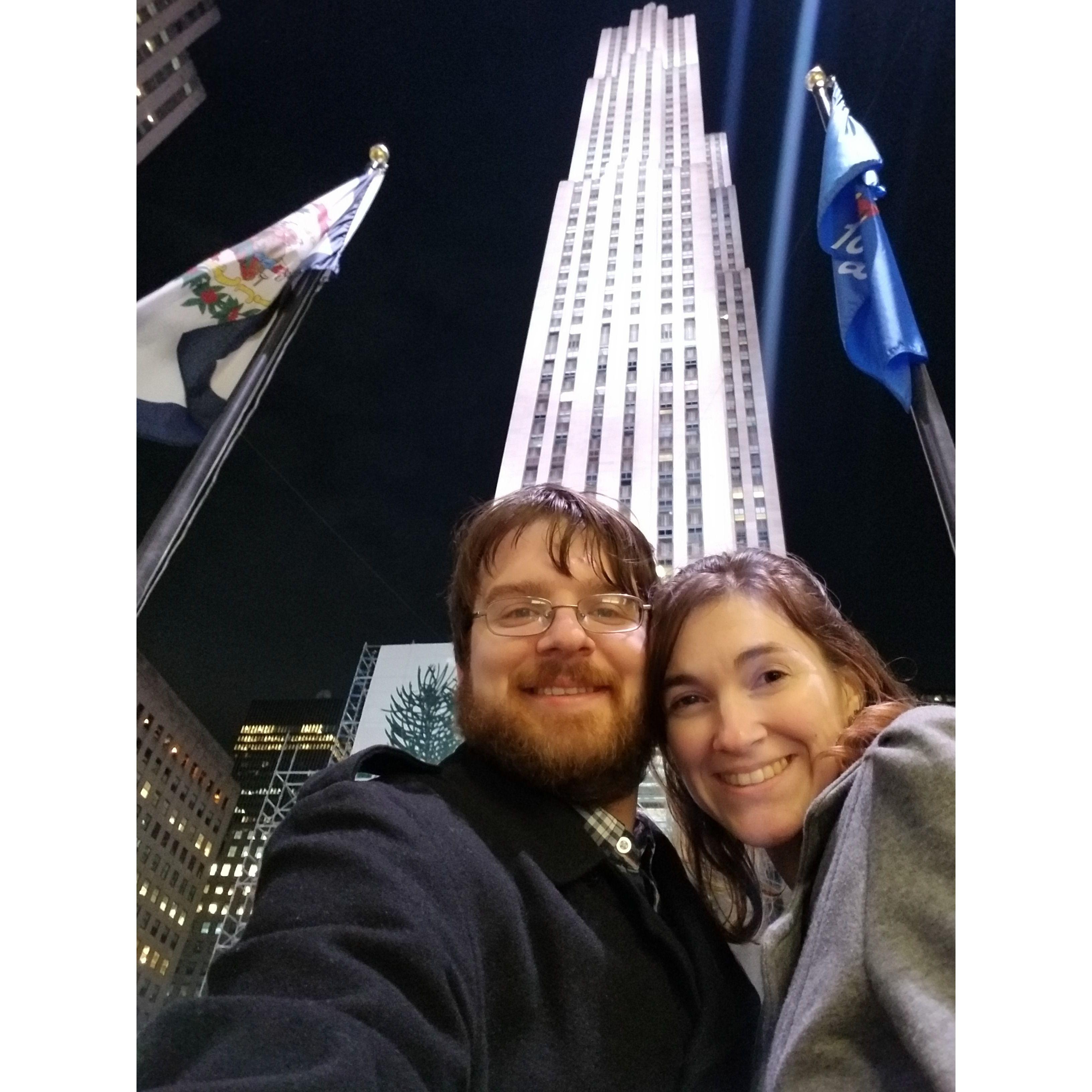Rockefeller Plaza, NYC, November 2019