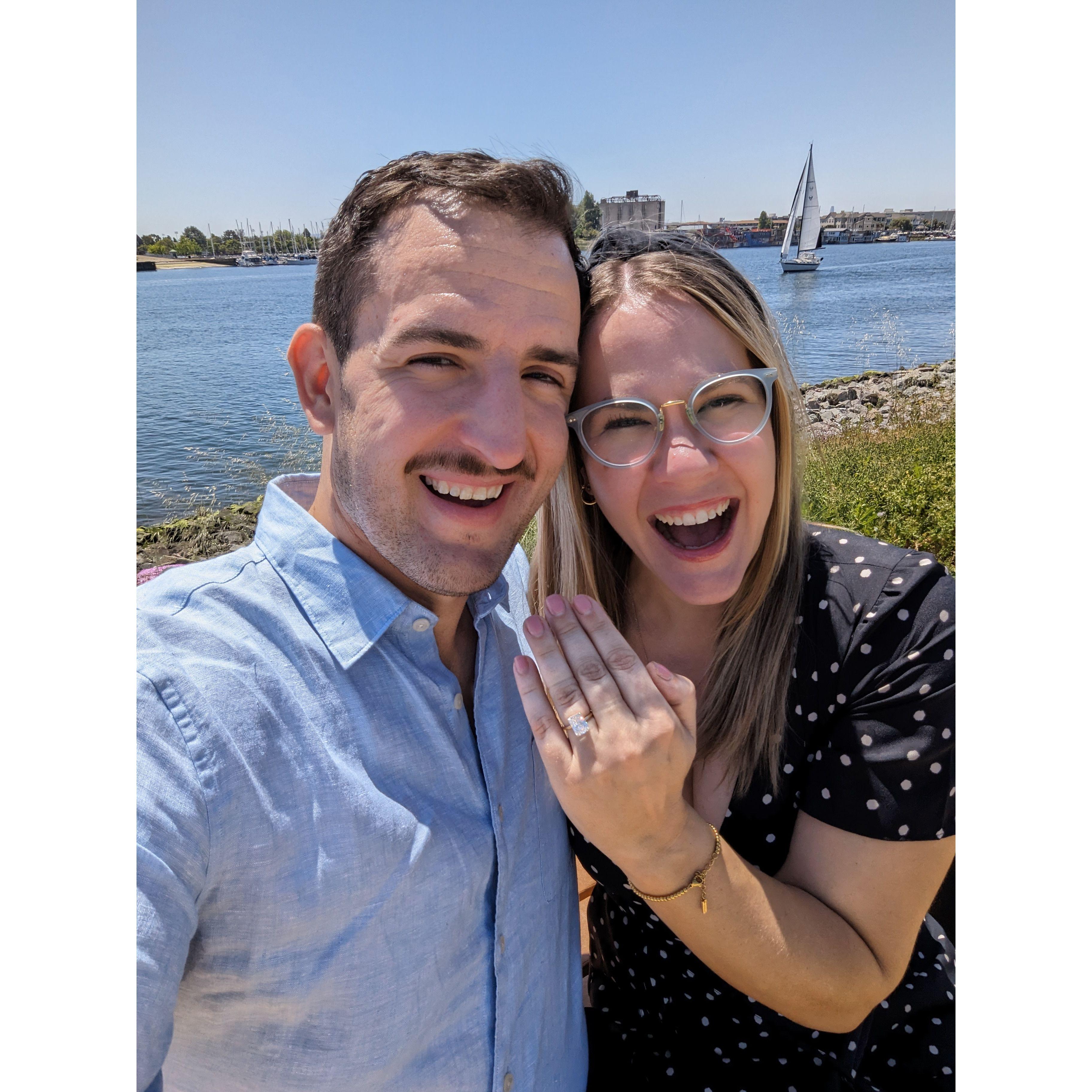 She said yes!