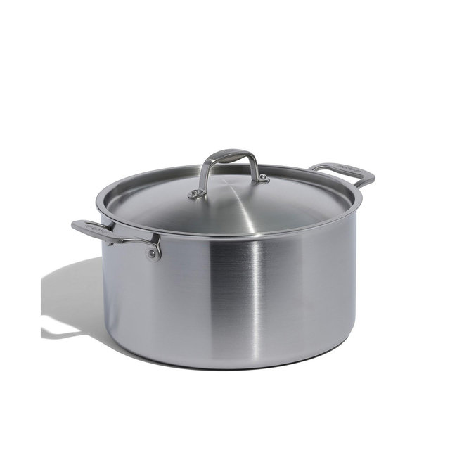 Made In Stainless Steel Clad 12-Quart Stock Pot with Lid