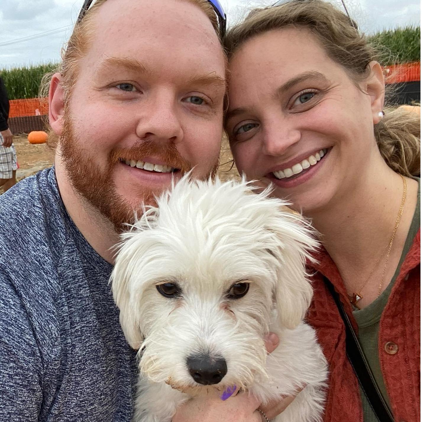 WE GOT A DOG! AND TOOK HER TO A PUMPKIN PATCH!