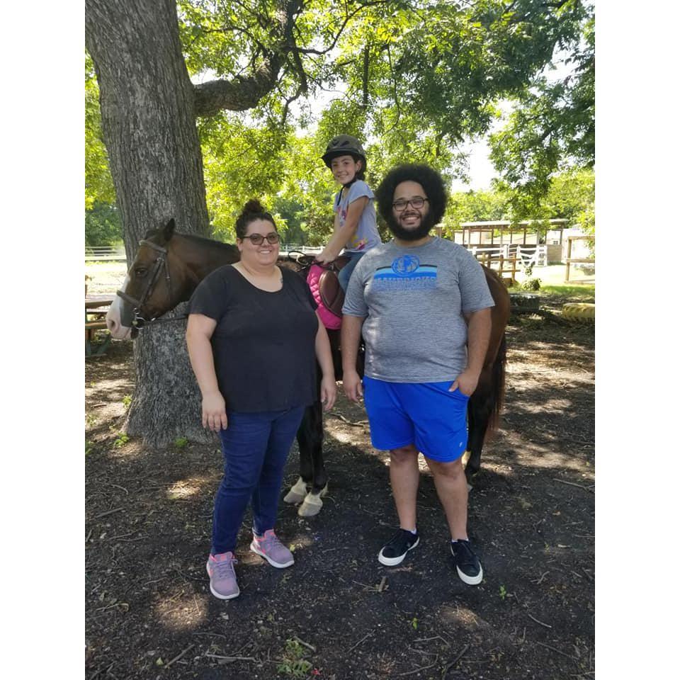 2019 - after Luna's horseback riding show