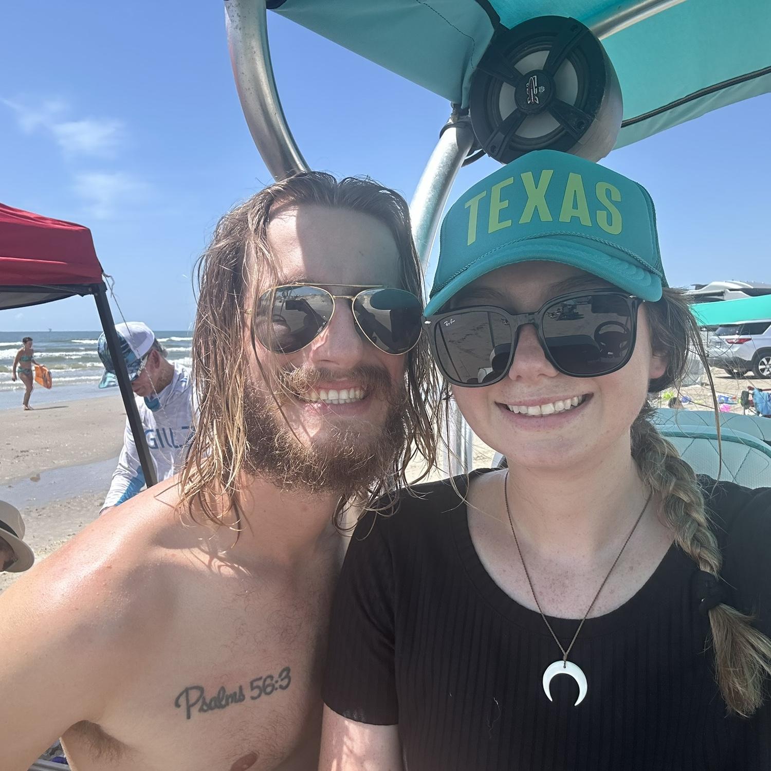 Beach vacation selfie - 07.20.24