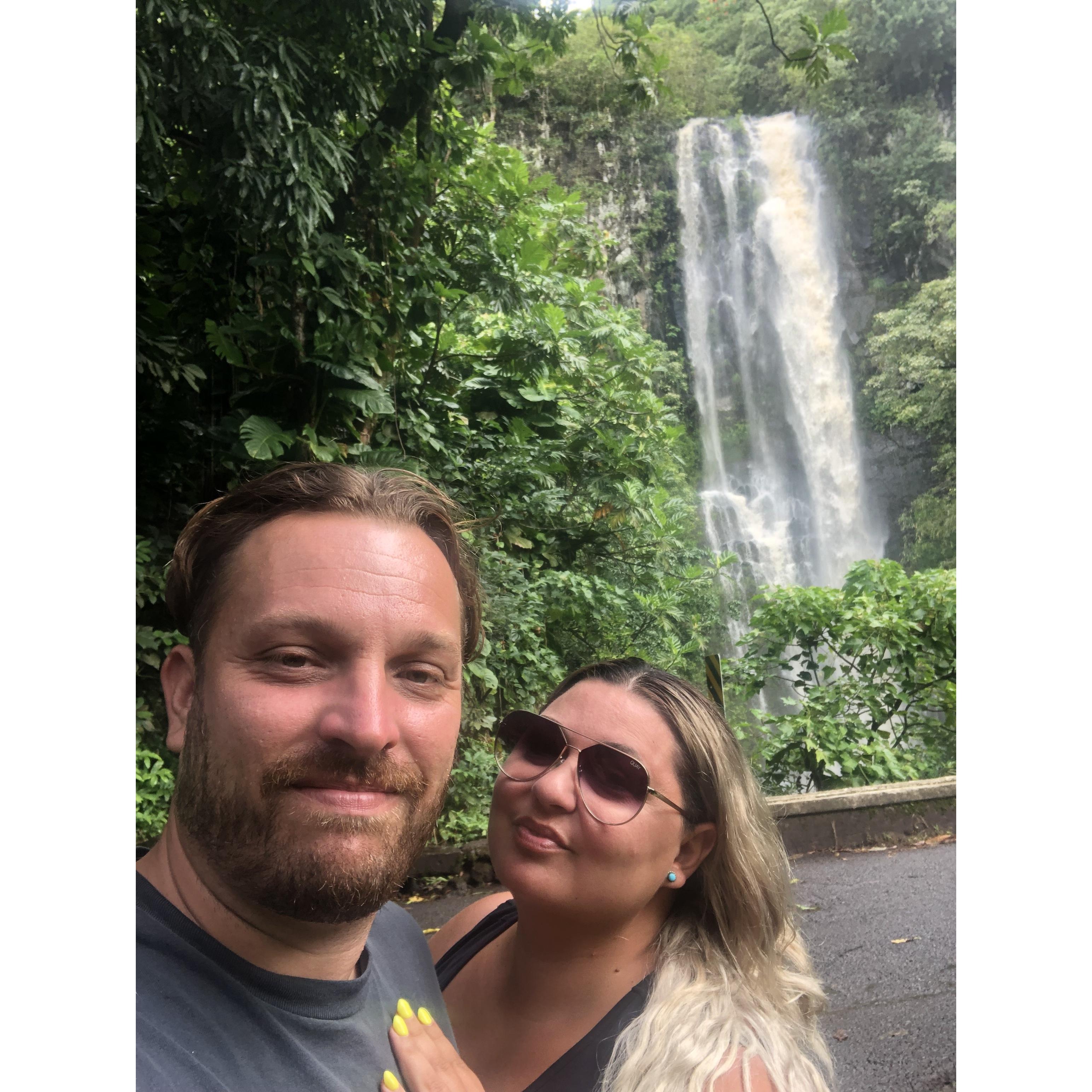 Right before we got engaged in Maui, Hawaii
