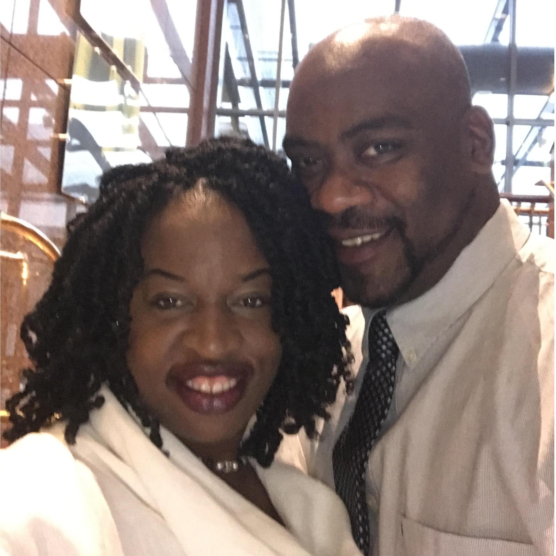 Our first date  Holton Arms School 25 yr reunion!