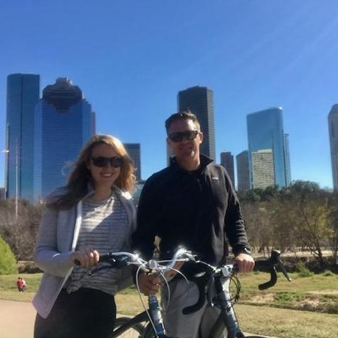 Biking around Houston