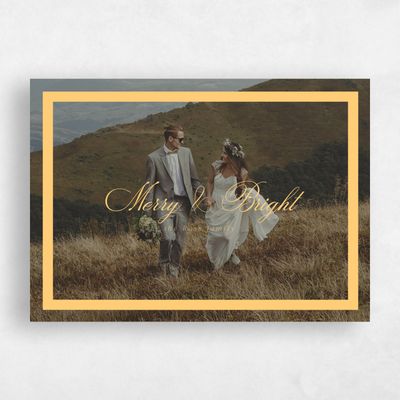 Honey, Yellow Holiday Card - Eaton Landscape