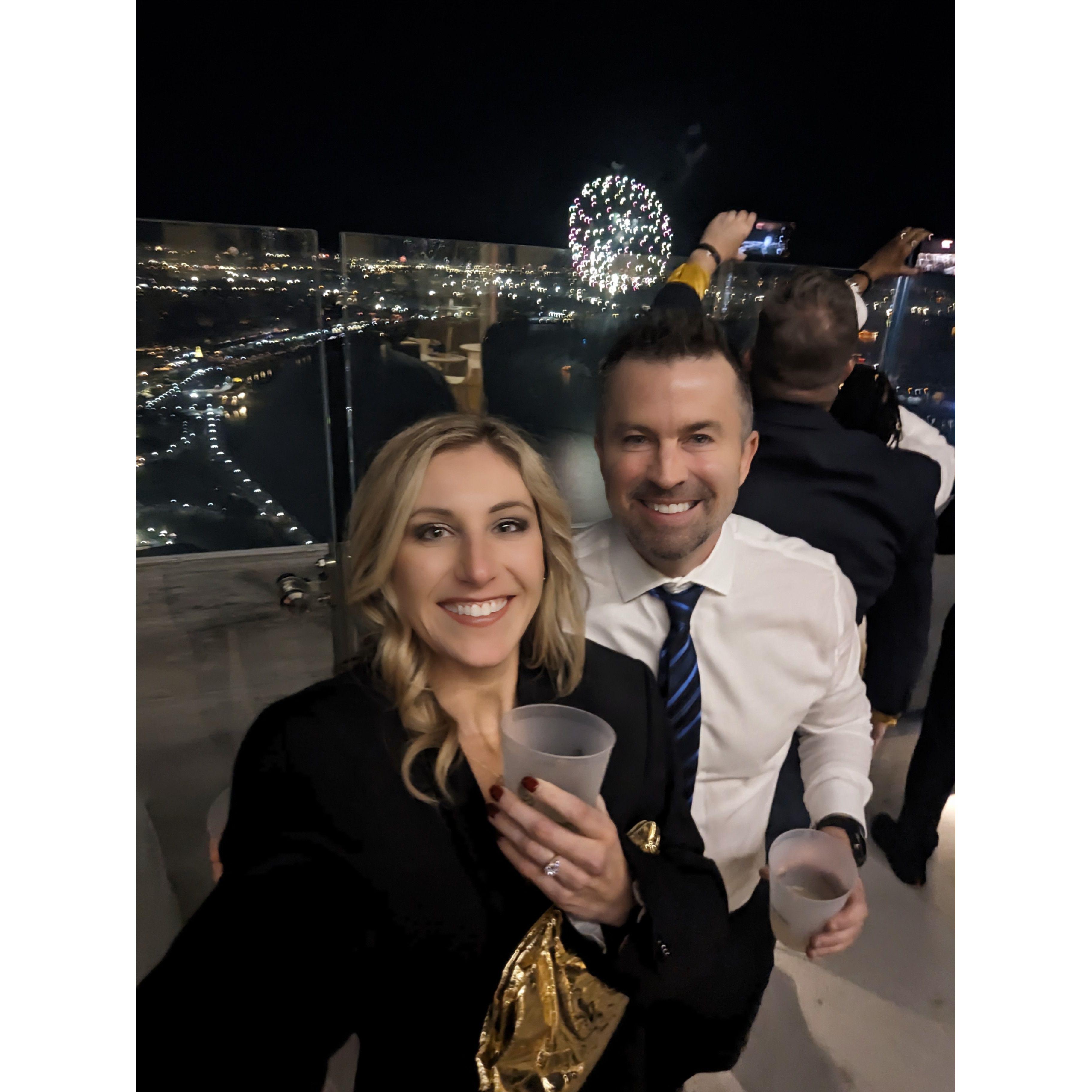 Right after Matt proposed!!! (NOLA NYE 2024)