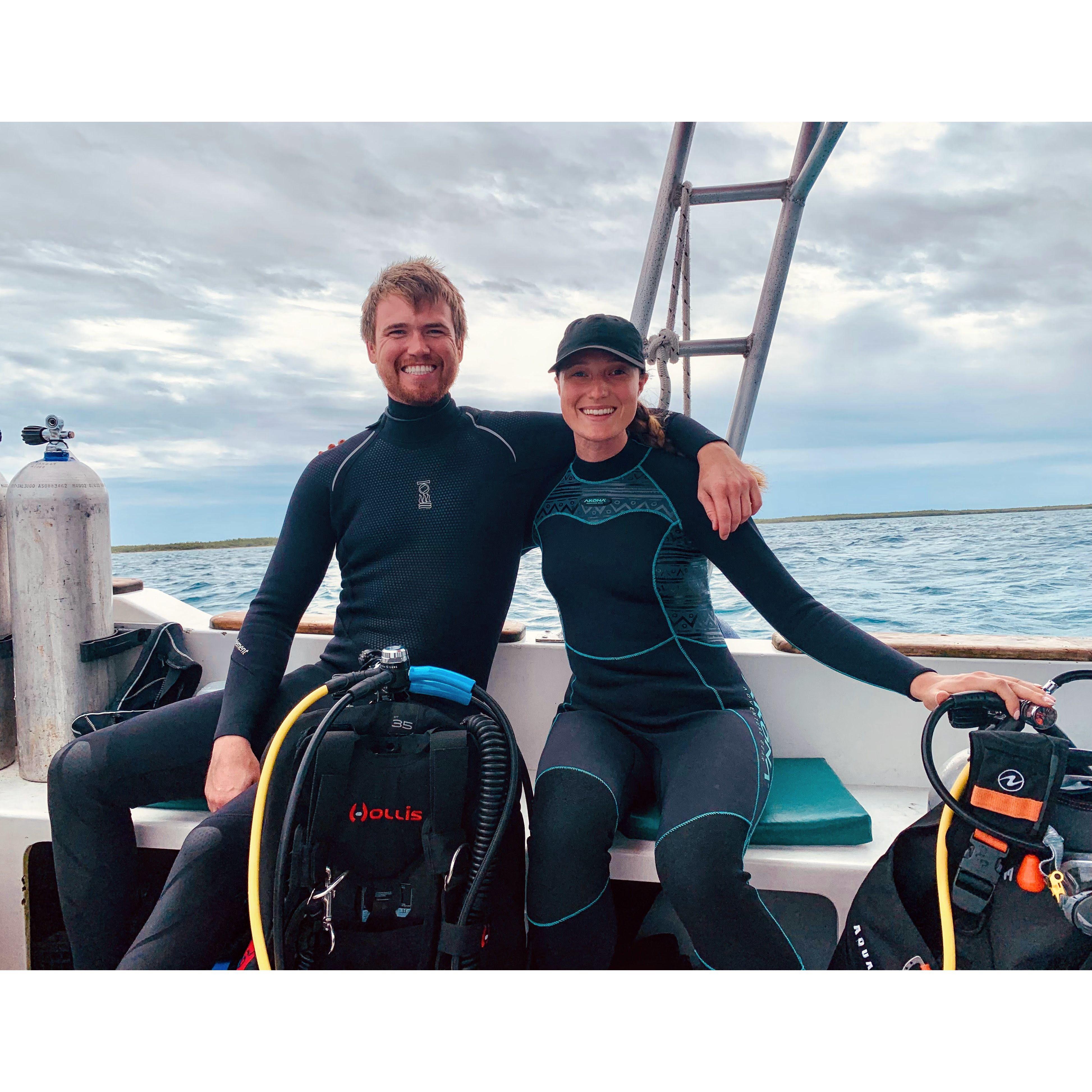 Our first DIVE TRIP! Rachael got her Open Water Certification - just like she said she would in their first Hinge conversation
📍Cozumel, Mexico