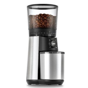 OXO Brew Conical Burr Coffee Grinder - Silver, Stainless Steel Burrs, One-Touch Automatic Smart Grind
