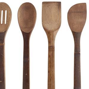 Carbonized Bamboo Essential Cooking Utensils 4 Pack - World Market