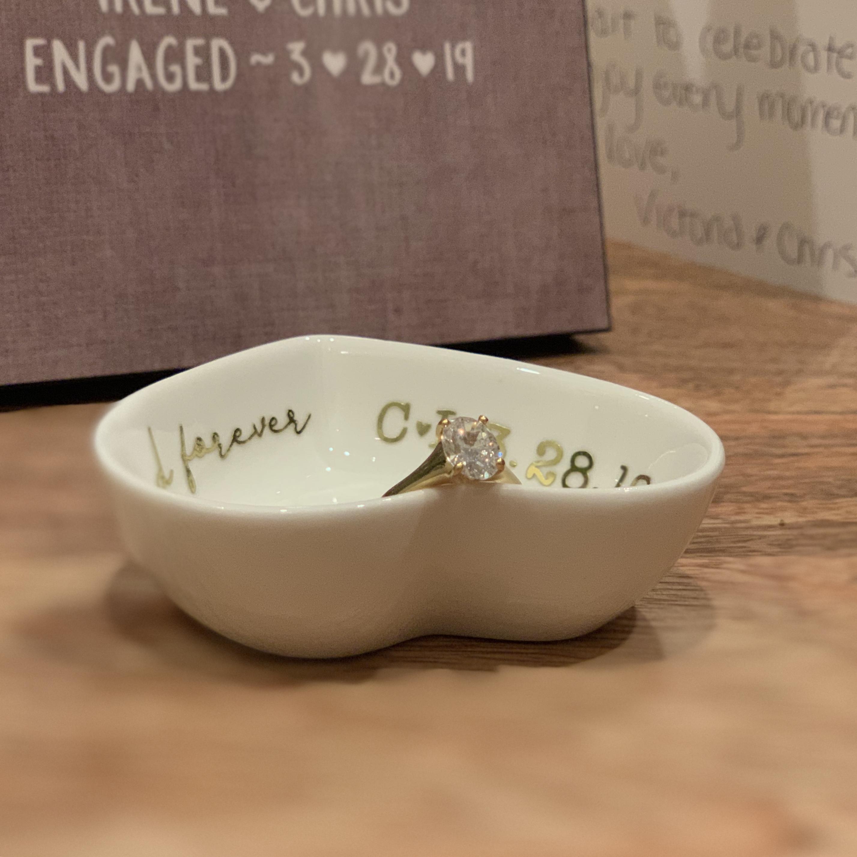 Sweetest engagement gift :)