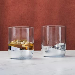 Wave Double Old Fashioned Tumbler, Set of 2