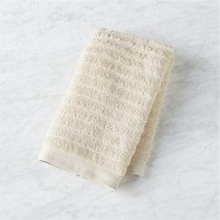 channel ivory cotton hand towels