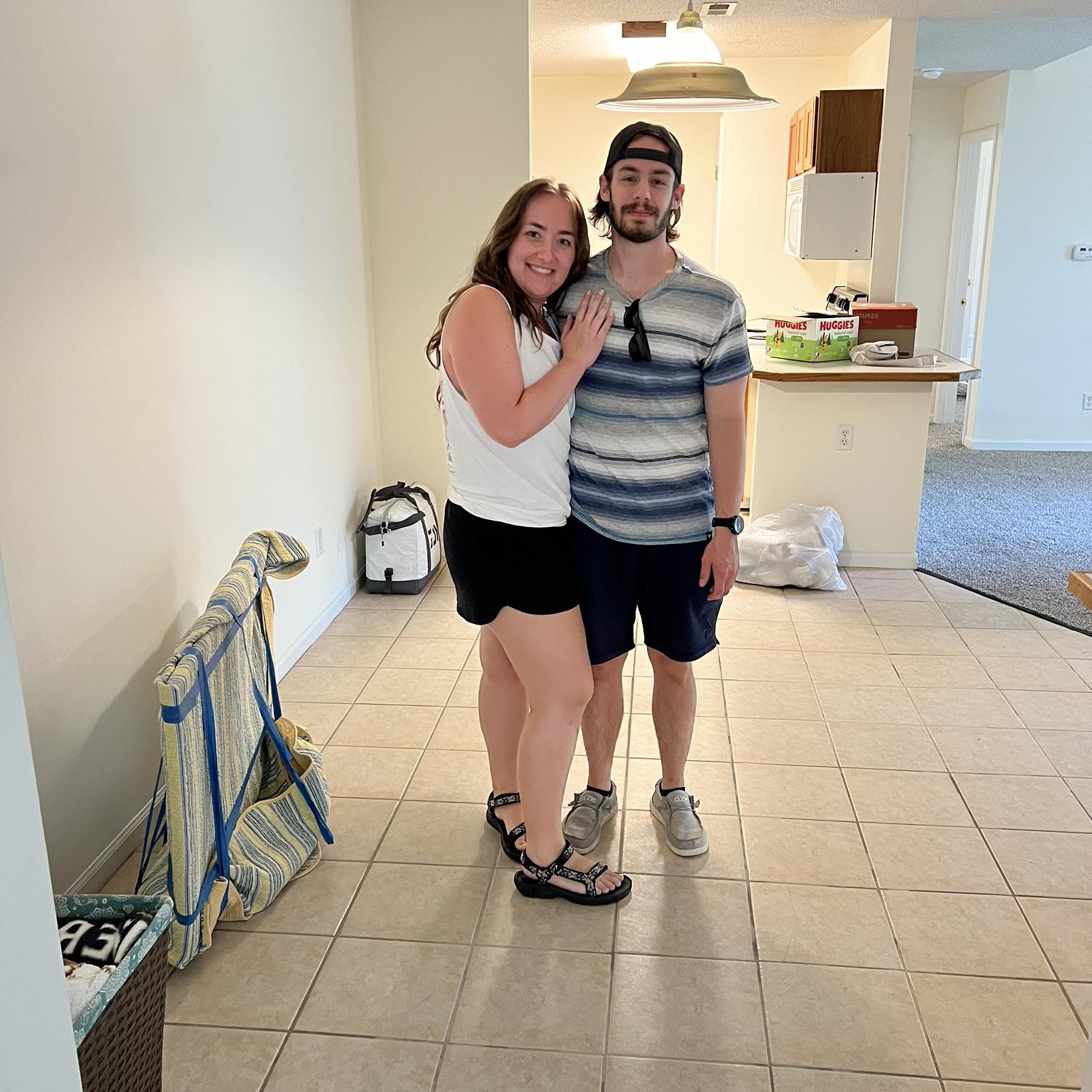 Move-in day in OUR new apartment