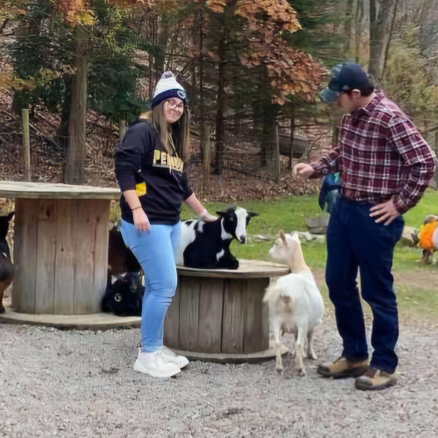 Dylan and Hannah Went to a Goat Farm to Visit Hannah`s Favorite Farm Animal! On October 30th 2022!