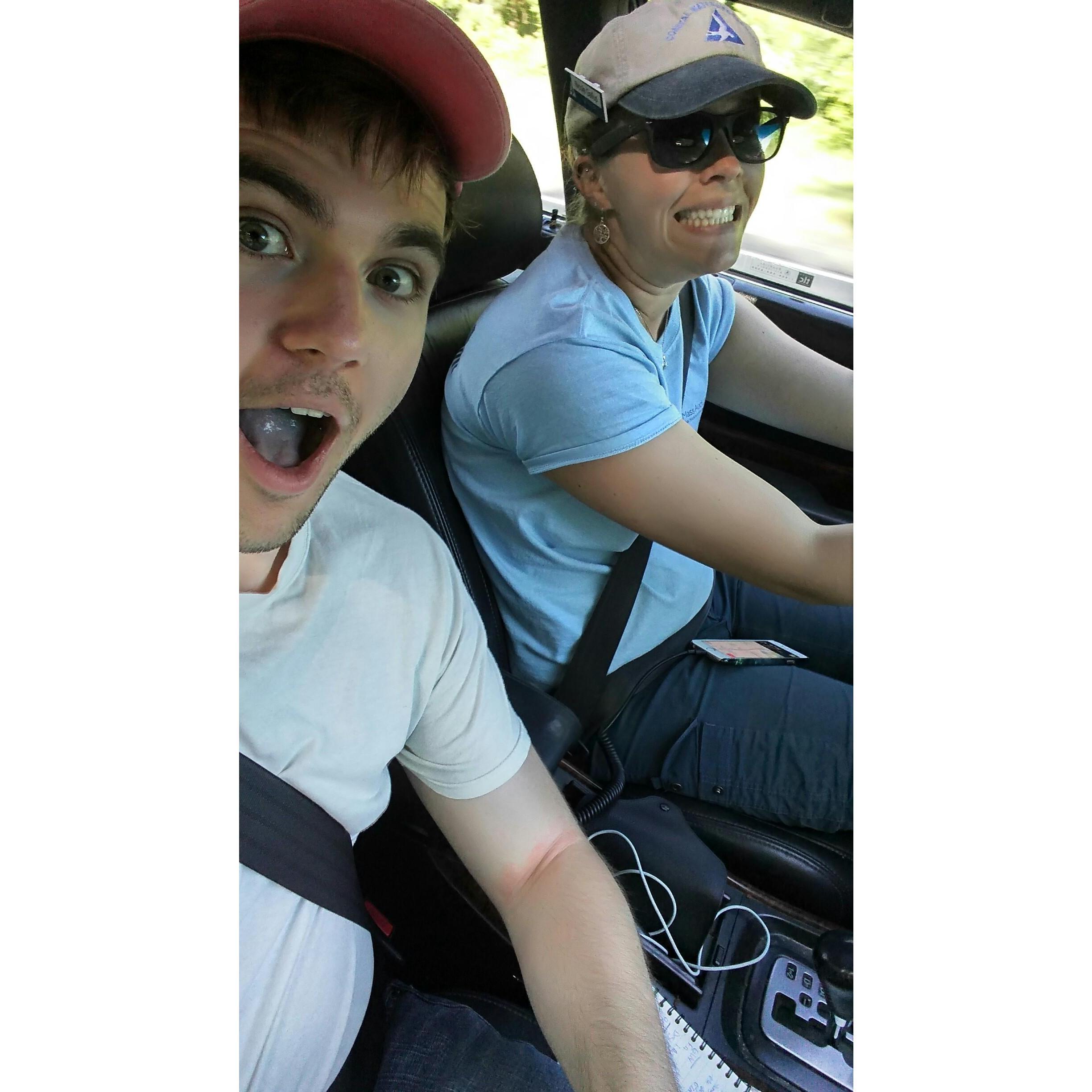 taking Nick to urgent care for the first time on the Cape