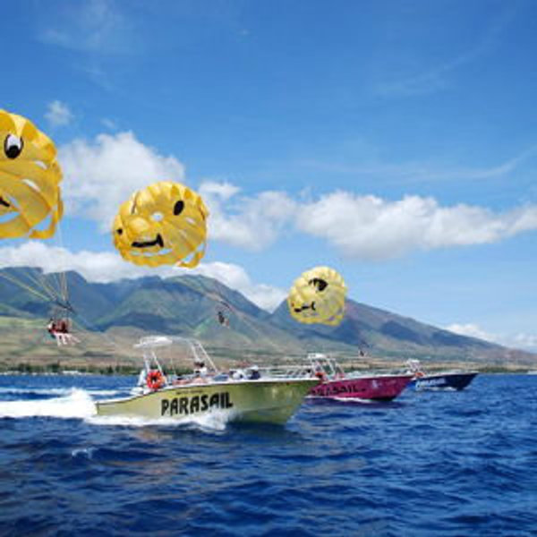 Parasailing On Our Honeymoon in Hawaii