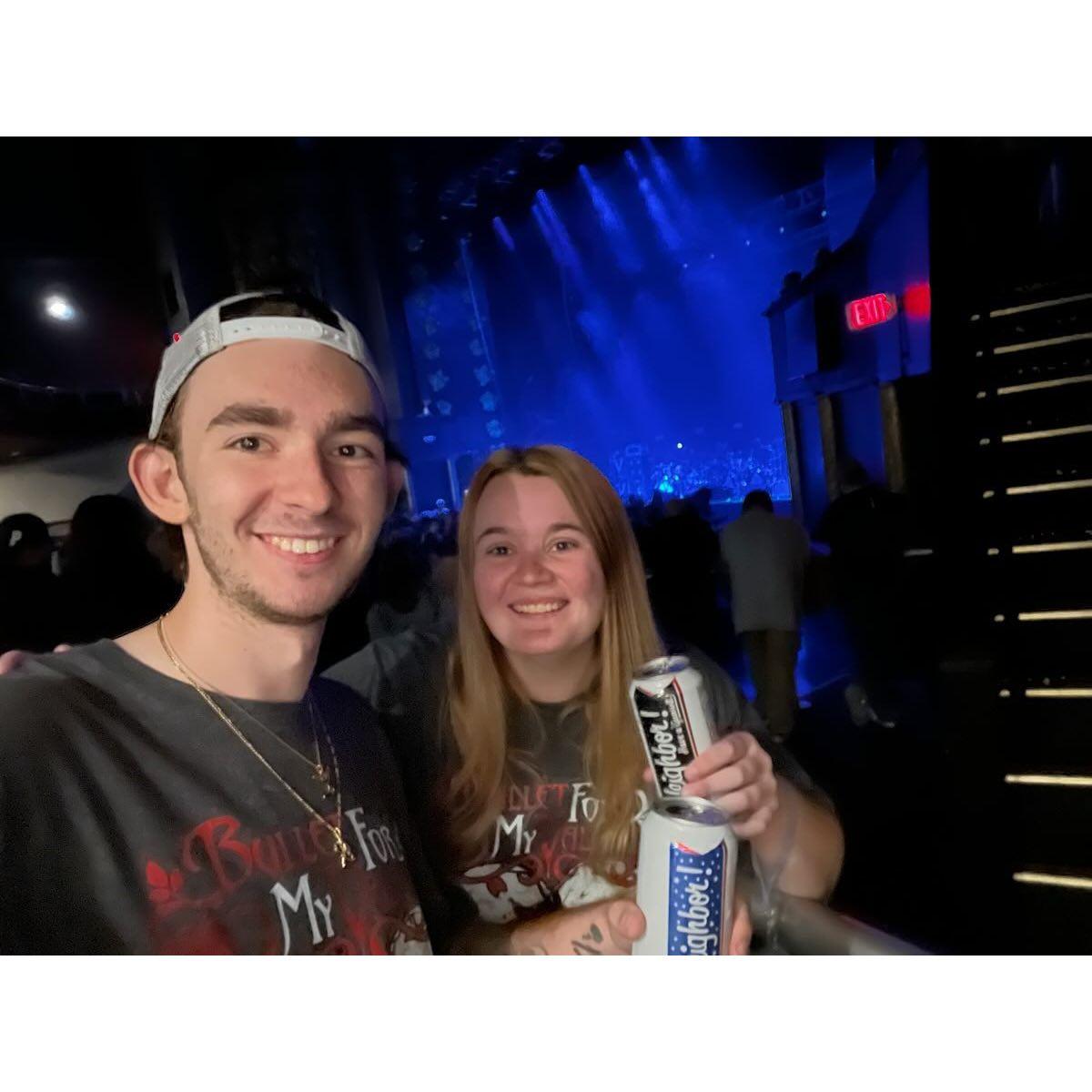 First Bullet For My Valentine concert together