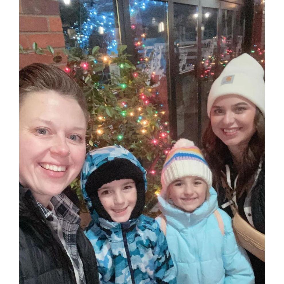 Orenco Tree Lighting with the kids