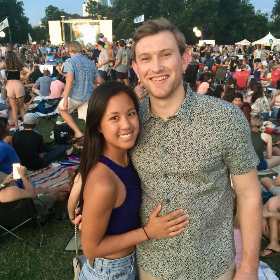 Our first year dating (when we were skinnier)