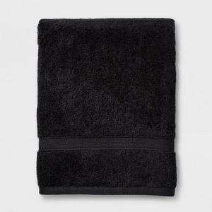 Soft Solid Bath Towel Black - Opalhouse™