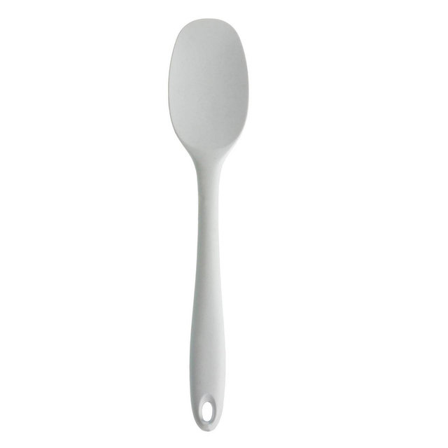 RSVP International Silicone Coated Steel 11" x 2.25" Ela Series White Spoon