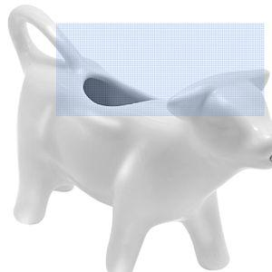 Ceramic Cow Shape Creamer and Sauce Jug, 100ML Mini Milk Pitcher for Coffee, Tea, Kitchen