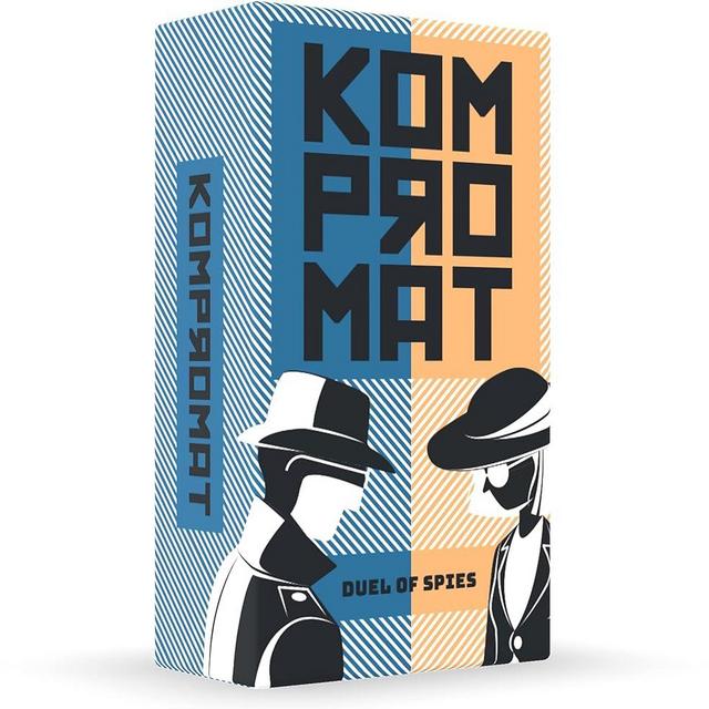 Helvetiq Kompromat Card Game - Unleash Your Espionage Skills in a High-Stakes Duel! Fun Spy vs. Spy Game for Kids & Adults, Ages 8+, 2 Players, 30 Minute Playtime, Made by Helvetiq