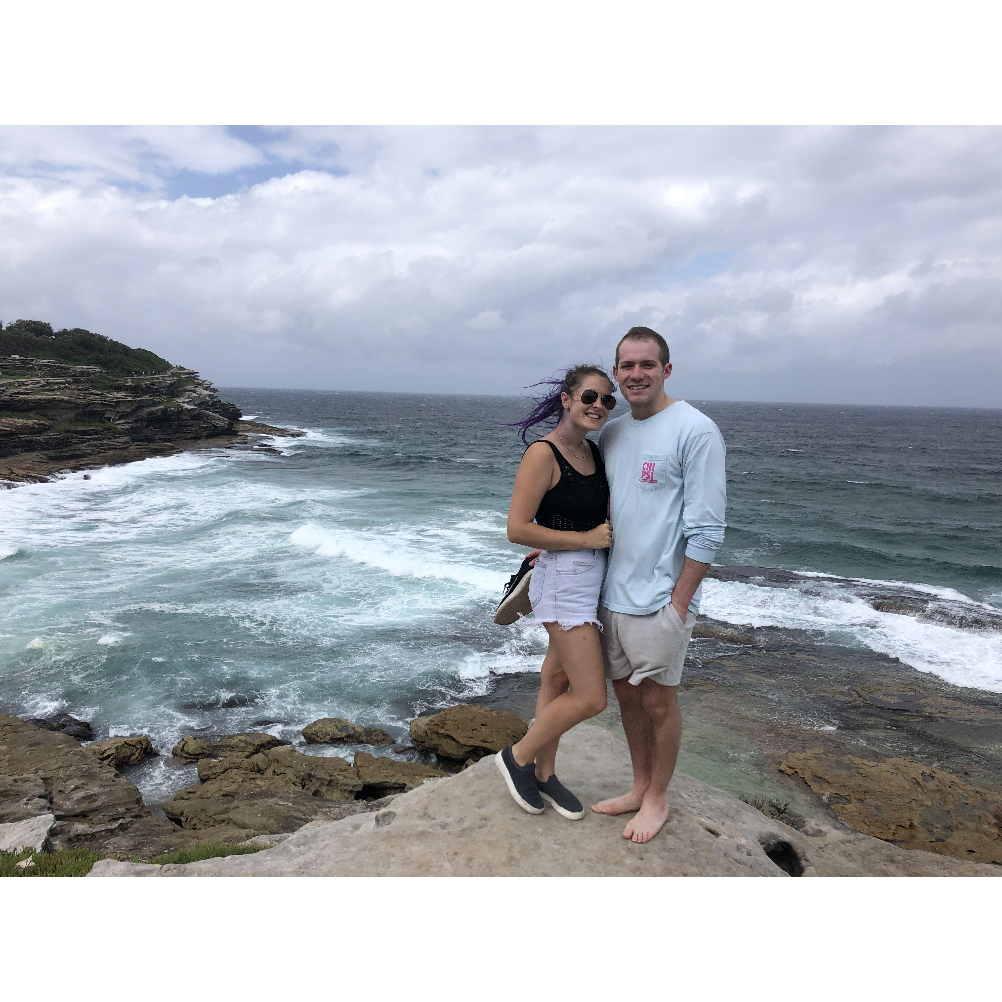 I visited Brittany in Australia, beautiful overlook off Bondi Beach March 2019