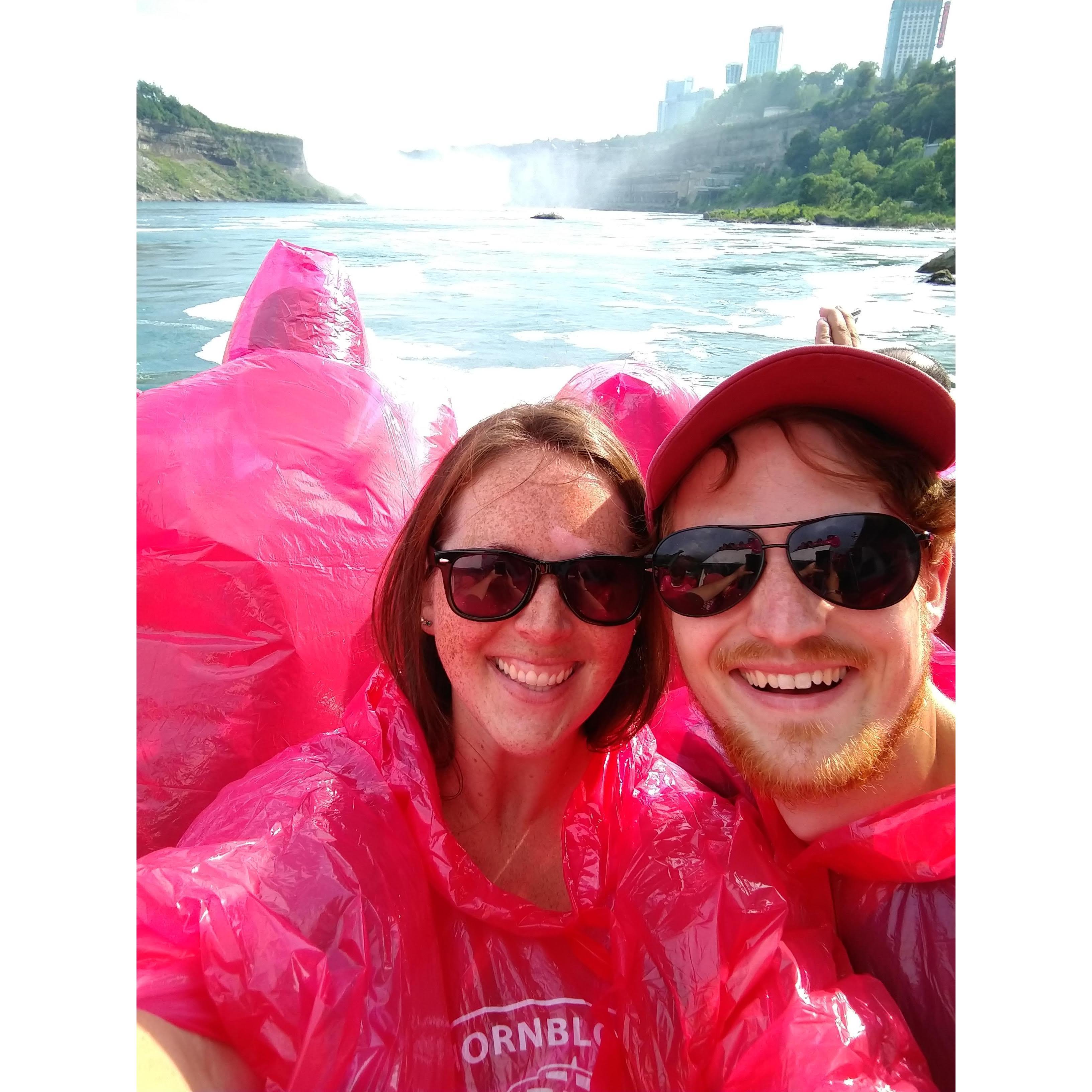 Had to stop by Niagara Falls on our trip to New York visiting Isaac's family.
