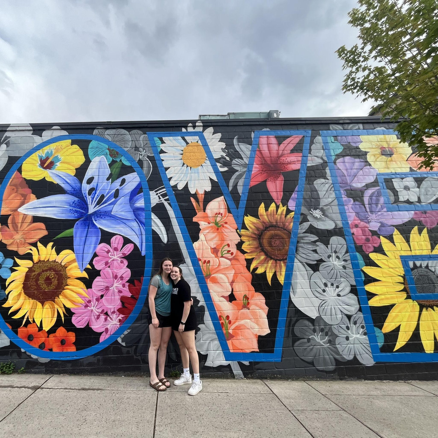 May 2022: Enjoyed art in downtown Northfield before going home for the summer! Lots of nerves knowing we would be 5 hours apart!