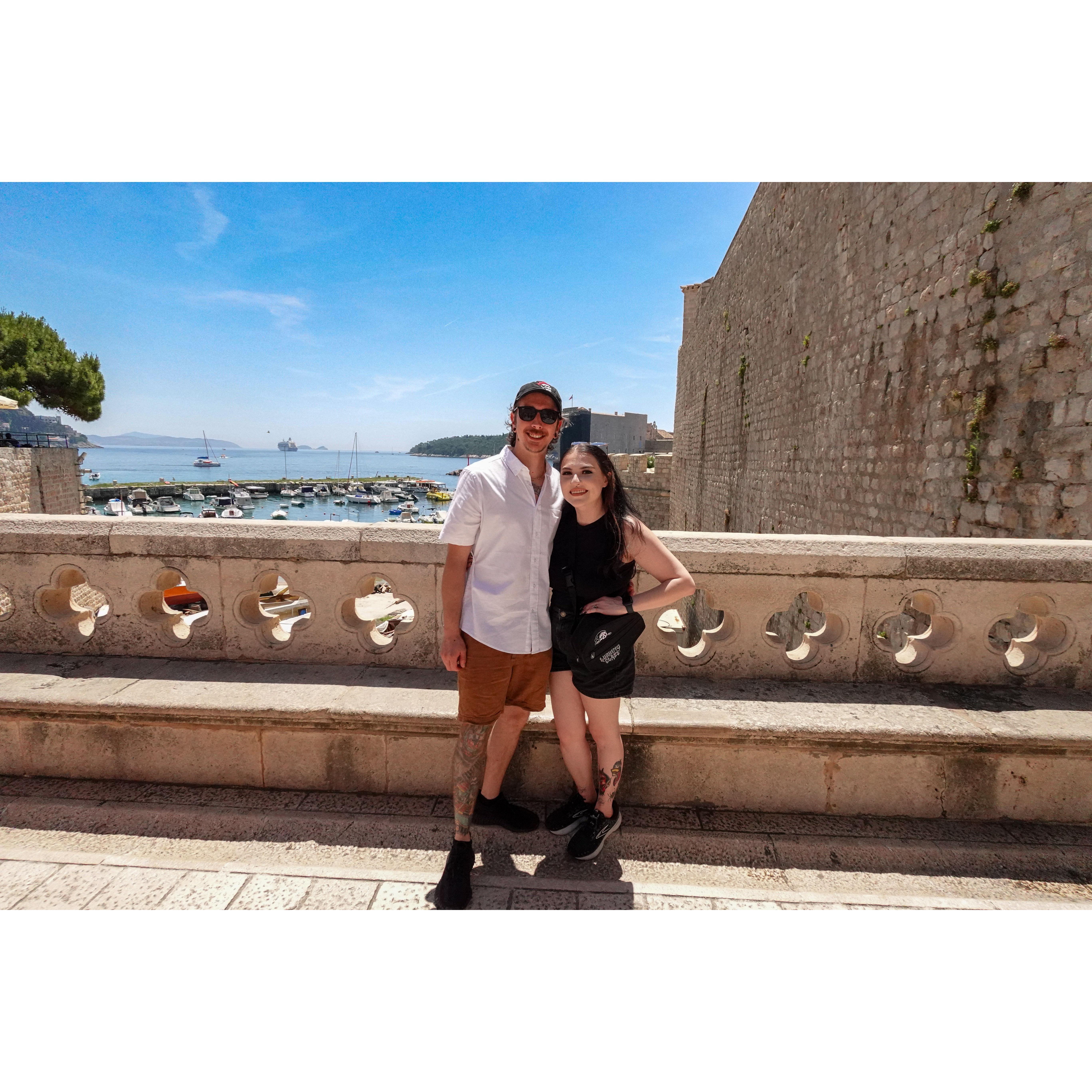 He proposed, so I agreed to go on another trip with him
